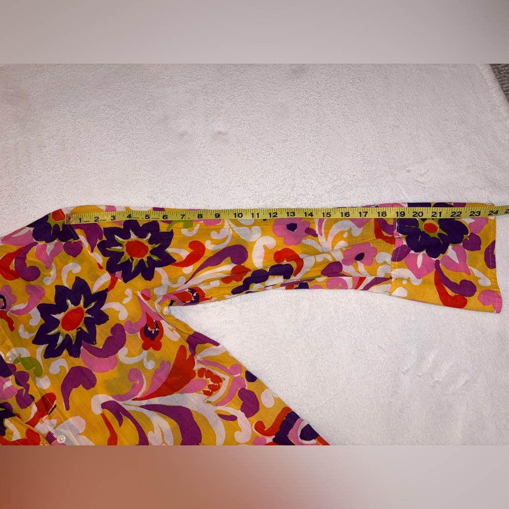 J. Crew Multicolor Floral Shirt - Picture 6 of 8